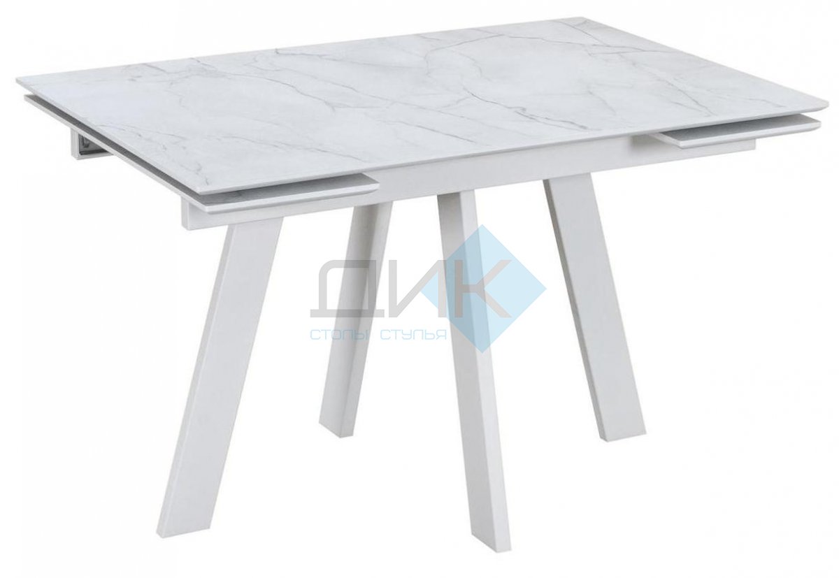 Стол обеденный WINGS Жемчужный Перито/Белый, Белый